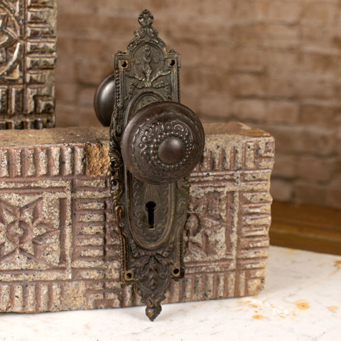 #35577 Antique Russell & Erwin Arabian Door Hardware Set image 6