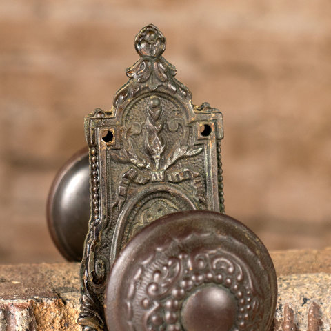 #35577 Antique Russell & Erwin Arabian Door Hardware Set image 7