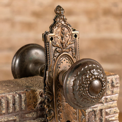 #35577 Antique Russell & Erwin Arabian Door Hardware Set image 2