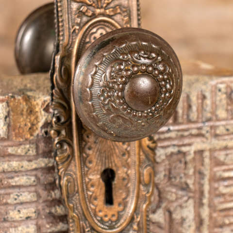 #35577 Antique Russell & Erwin Arabian Door Hardware Set image 3