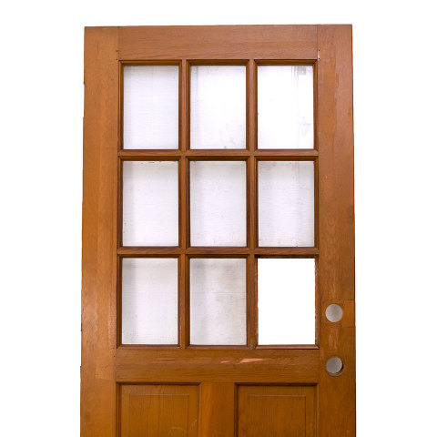 #35667 32x80 Salvaged Wood Entry Door image 2