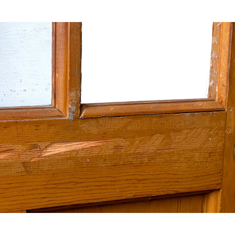 #35667 32x80 Salvaged Wood Entry Door image 4