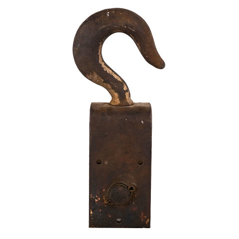 #35784 Vintage Industrial Cast Iron Hook image 2