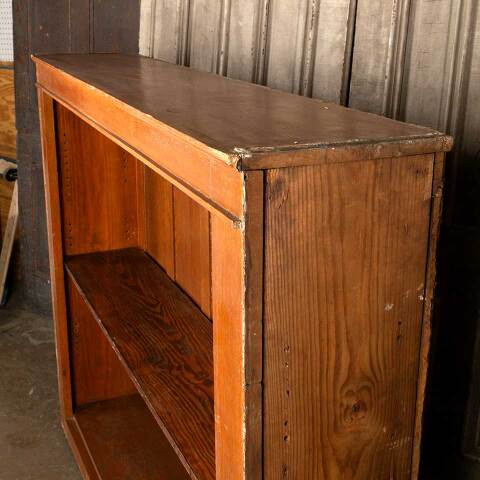 #36068 Salvaged Antique Oak Bookcase Cabinet image 5