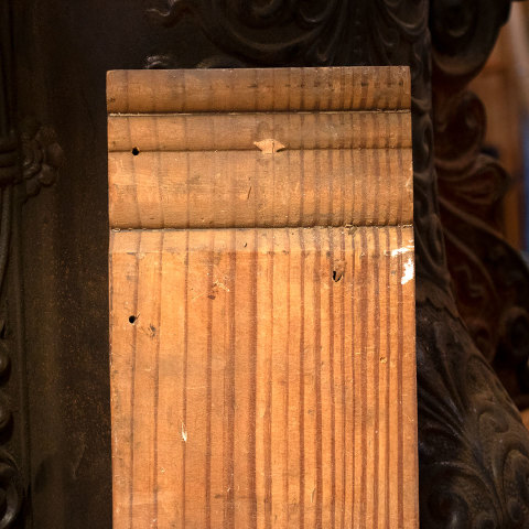 #36352 Salvaged Pine Plinth Block image 3