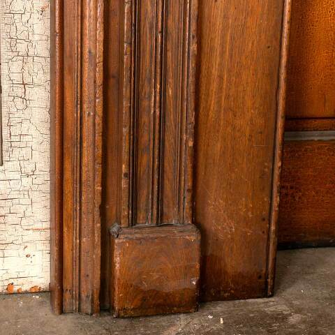 #36563 Salvaged Antique Wood Fireplace Mantel image 8