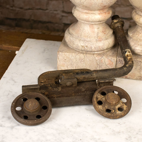 #36593 Antique Cast Iron Trolley image 5