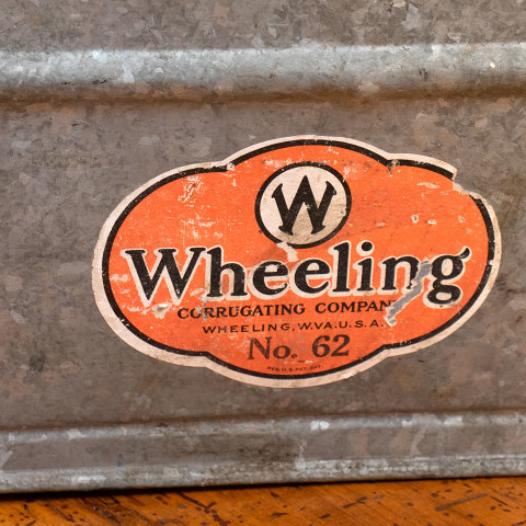 #37288 Galvanized Metal Wash Tub image 2