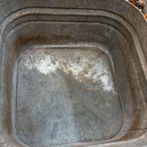 #37288 Galvanized Metal Wash Tub image 5