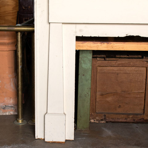 #37574 Salvaged Wood Fireplace Mantel image 2