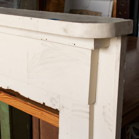 #37574 Salvaged Wood Fireplace Mantel image 5