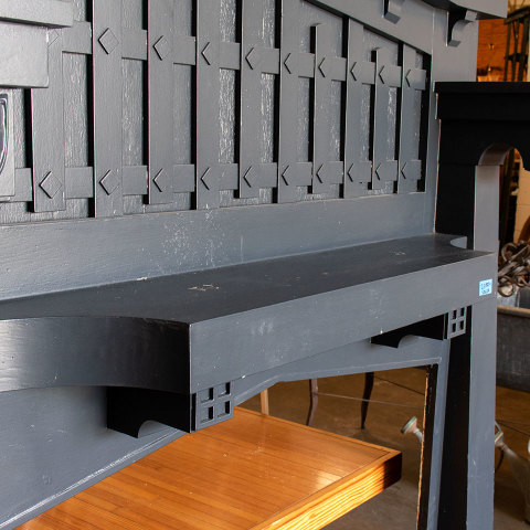 #37637 Salvaged Wood Fireplace Mantel image 3