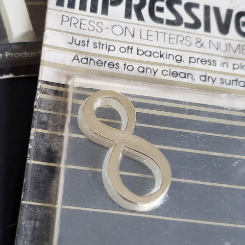 #37790 Set of Press-On Letters and Numbers image 2