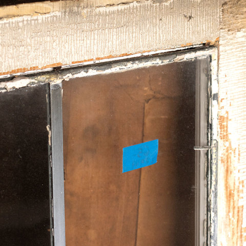 #37949 40x28 Antique Leaded Glass Window Sash image 5