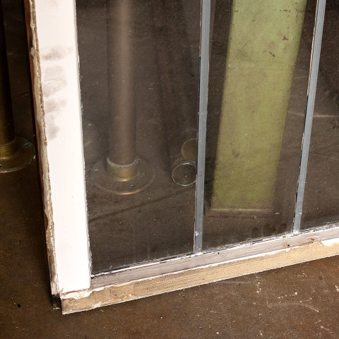 #37951 Salvaged Leaded Glass Window Sash image 2