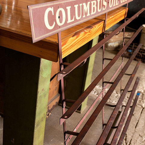 #37995 Columbus Oil Cloth Metal Wall Rack image 6