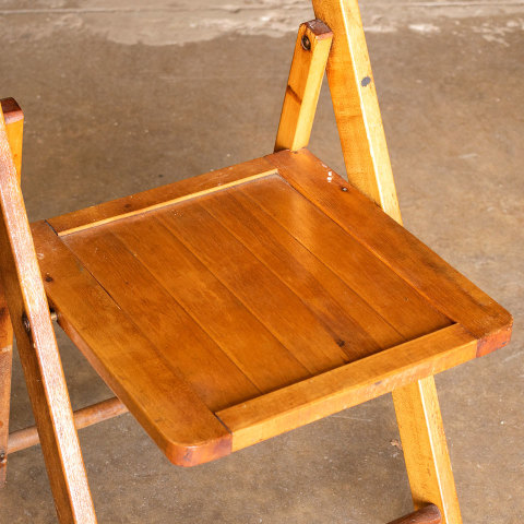 #38058 Vintage Wood Folding Chair image 3