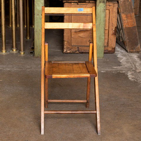 #38059 Vintage Wood Folding Chair image 2