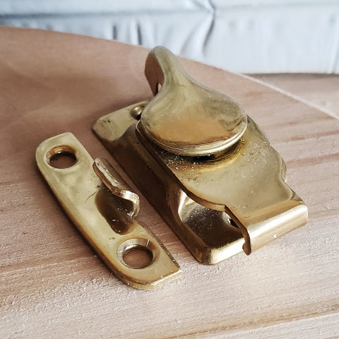 #38159 Brass Sash Lock & Keeper image 3