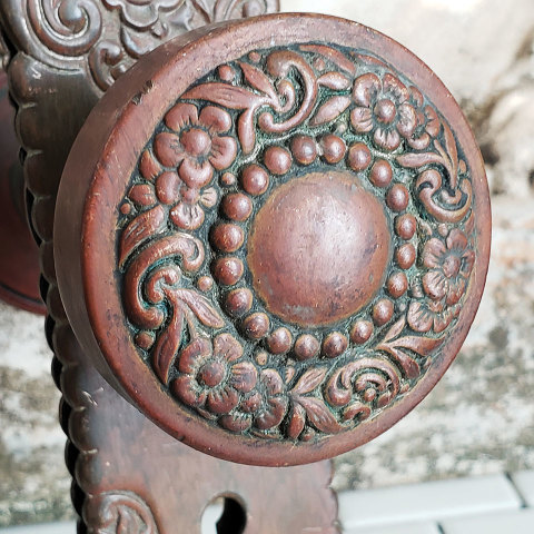#38190 Antique Russell & Erwin Doorknob Set image 3