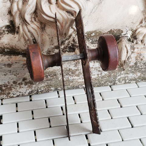 #38190 Antique Russell & Erwin Doorknob Set image 5