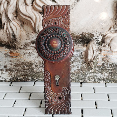 #38190 Antique Russell & Erwin Doorknob Set image 6