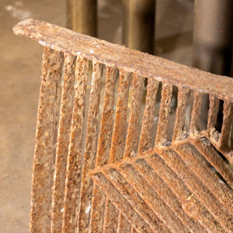 #38212 Salvaged Cast Iron Foundation Vent Grate image 4