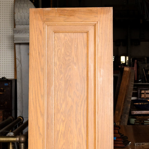 #3830 24x74 1 Panel Interior Oak Door image 2
