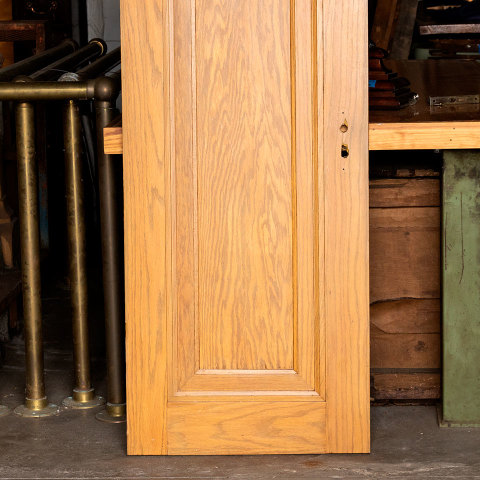 #3830 24x74 1 Panel Interior Oak Door image 3