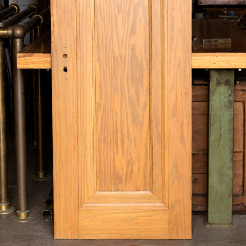 #3830 24x74 1 Panel Interior Oak Door image 6