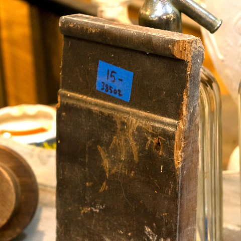 #38502 Salvaged Interior Door Trim Oak Plinth Block image 3