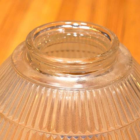 #38549 Salvaged Ribbed Glass Light Shade image 3