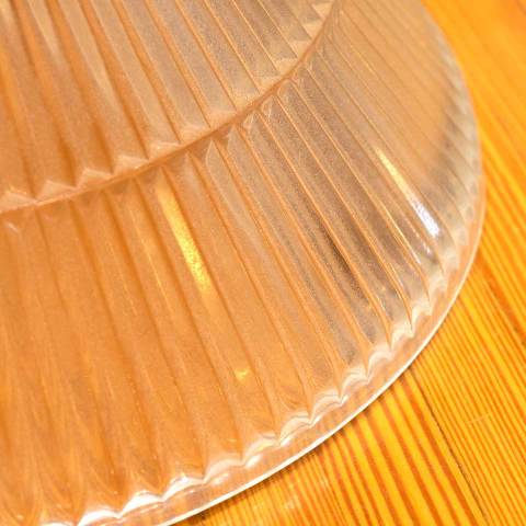#38549 Salvaged Ribbed Glass Light Shade image 4