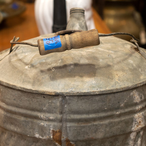 #38581 Old Galvanized Fuel Can image 8