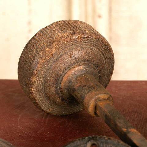 #38725 Antique Hemacite Doorknobs Door Hardware image 7