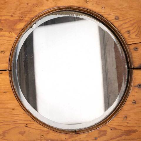 #38900 Salvaged Pine Doors with Beveled Portholes image 8