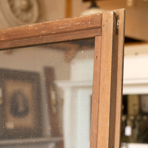 #38959 Salvaged Wood Screen Door Panel image 4