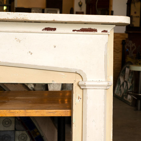 #38999 Salvaged Wood Fireplace Mantel image 2