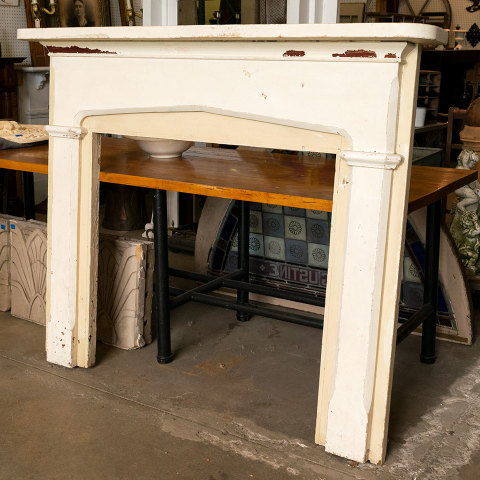 #38999 Salvaged Wood Fireplace Mantel image 4