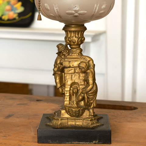 #39114 Antique Converted Table Lamp image 2