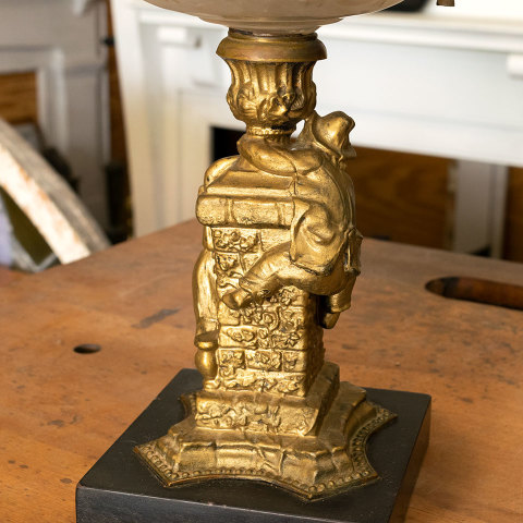 #39114 Antique Converted Table Lamp image 6