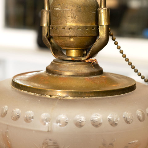 #39114 Antique Converted Table Lamp image 7