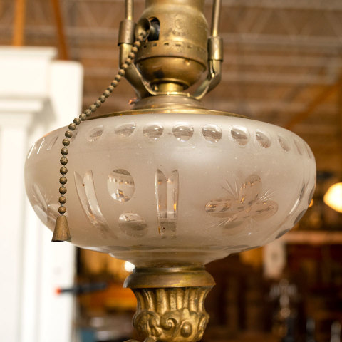 #39114 Antique Converted Table Lamp image 8