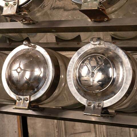 #39167 Vintage Candy Store Display with Glass Jars image 4