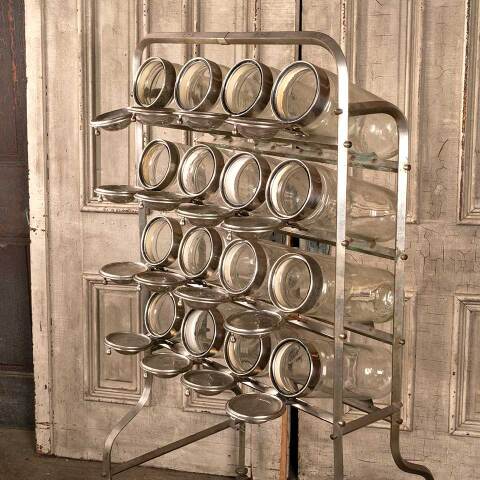 #39167 Vintage Candy Store Display with Glass Jars image 5