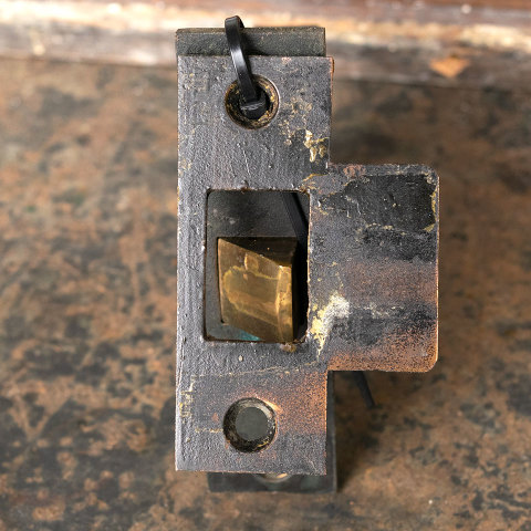 #39174 Salvaged Mortise Latch and Strike image 2