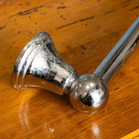 #39197 Salvaged Chrome Towel Bar image 4