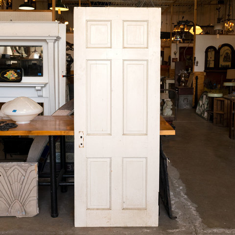 #39224 30x77 Salvaged 6 Panel Interior Door image 5