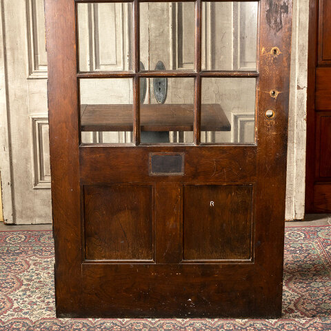 #39286 39x82 Antique Wood Classroom Door image 3