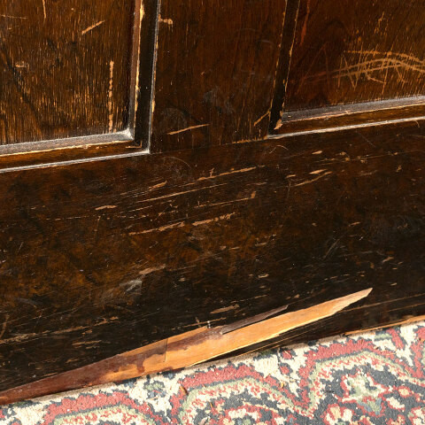 #39286 39x82 Antique Wood Classroom Door image 7